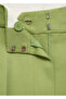 Straight-Cut Linen Blend Trousers - 7