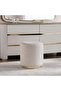 Alessandro Dresser Stool - Light Grey
