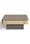 Lugo Coffee Table Large Marble - Gold Black - 5