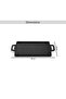 Ferric Cast Iron Rectangular Grill Plate 26x16cm -black - 7