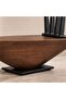 Kishtee Metal Wood Boat Human Decor Sculpture 28x9x20.5cm - Black - 2
