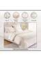 Hotel Nouveau Nora Velvet 4-piece King Comforter Set 240x260cm - Cream - 8
