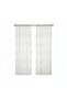 Foliage Trail Sheer Curtain Pair 135x240cm-beige - 3