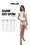 Salma Women's Soft 100% Organic Cotton World Cup Special Printed White T-Shirt - 4