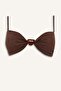 Regular Fit Thin Strap Brown Bikini Top E4372Ax26Sm - 6