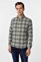Angular Cuff Slim Plain Shirt - 3