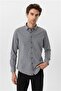 Square Cuff Slimfit Plain Shirt - 2