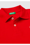 Boy's Red Logo Pique Polo T-Shirt - 3