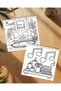 Coloring Book, Cornered Sweet Home Coloring Kş00005 - 3