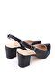 Shoe Basket 4847 Women's 6 cm Heeled Open Back Classic Shoes - 4