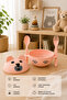 Cute Bowl with Teddy Bear Lid - Fork and Spoon Set - 2