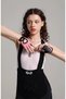 Premium Series Mesh Anti-Sweat Half Finger Fitness Pilates Palm Anti-Slip Silicone Sports Gloves - Size S - 5
