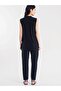 Women's Blouse with Detailed Segmented Cut - 4