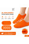 2 Pieces Orange Color Foot Moisturizing Booties Socks One Size Full Gel Socks Foot Care Orange Spa Gel Socks