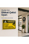 Camera Warning Sign 25X35 cm 3 mm Foil Printing Above the Property Warning This School Is Monitored by a 24-Hour Camera System Sign - 6