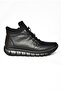 R555301003 Black Genuine Leather Comfort Orthopedic Sole Women's Boots - 6
