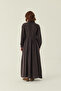 Tie Detailed Dress Bitter Brown - 4