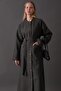 Scarf Coat Anthracite - 5