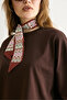 Asymmetrical T-Shirt Bitter Coffee - 3