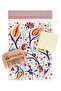 Yellow Tulip Pattern Gift Bath Set - 3