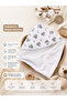 Koala Patterned Hooded Baby Towel 100% Cotton Newborn & 0-2 Years Old Hooded Baby Bath Towel - 4