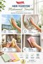 3-Piece Glass Cloth, Cleaning Cloth, Drying Cloth, Microfiber Cloth - 40X60Cm Colored Cloth - 4
