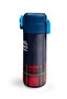Kids Navy Blue Plaid Bow Patterned Steel Thermos with Straw and Direct Drinking Steel Thermos 500 ml 38107 - 6