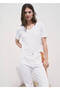 V-neck cotton t-shirt