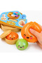 Pack of 2 Cute Anxiety Relief Fidget Toy, TPR Glitter Dumpling Stress Ball, Soft Squishy Sensory Squeeze Toy, Stress Relief Toy for Kids & Adults, Party Favor Gift