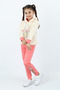 Gardens Needs Bees Printed Hooded Bottom Top Girl's Tracksuit Set - 6