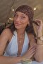 Women's Knitted Beanie Hat Luna Spark Brown – Sequined Sparkling Bohemian Accessory - 5