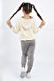 Gardens Needs Bees Printed Hooded Bottom Top Girl's Tracksuit Set - 5