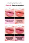 Moisturizing Glossy Finish Colorful Lip Balm Objet by Dew Drop Lip Glaze Balm (Tender Rose) - 3
