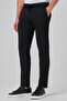 Men's Black Polyviscose Jogger Slim Fit Pants - 4