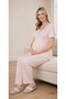 Maternity Pajama Set – Lace Detailed Maternity Pajamas Comfortable Summer Wear 24-82 - 2