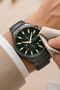Function Men's Wristwatch Smoked Color Steel Band Zmfer041 - 4