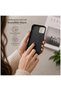 Apple iPhone 17E Compatible Case with Card Holder Luxury Leather Case Black - 6