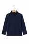 Half Fisherman Bodysuit – Unisex Cotton Navy Blue Half-Throat Bodysuit