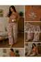 Women's Pajama Set Women's Modal Fabric Luxury Pajama Set Silky Textured Extra Soft Comfortable Cut - 4