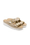Women's / Girls' Sandals 5619 Stretch Women's Footwear Gold/Beige - 3