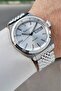 Silver Color Gift Packaged 40 mm Men's Wristwatch - 4