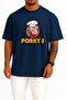 Oversize Porky's Lechon Barbecue Pork Breast Design Unisex T-Shirt