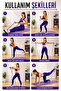 Pilates Resistance Rubber Band 1 Piece Whole Body Stretching Band - 5