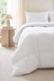 100% Cotton Fabric Goose down Comfortable Satin Piping Microgel Double Quilt 195X215