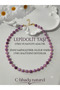 Certified Polygonal Lepidolite Necklace