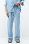 Muslin Fabric Comfortable Fit Linen Set Baby Blue - 4