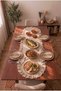 35X90 Ruffled Linen Buldan Runner Choose from Three Different Sizes and Colors - 3