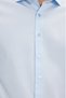 Men's Slim Fit Slim Fit 100% Cotton Cotton Satin Premium Series Blue Shirt - 6