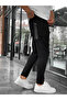 Black Side Zipper Basic Tracksuit By-0002