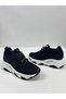 Women's Black and White Hidden Heel Sports Shoes Nk4162 - 4